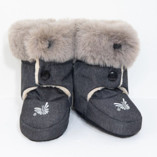 Softshellové capáčky Alijaška šedá/stříbrná